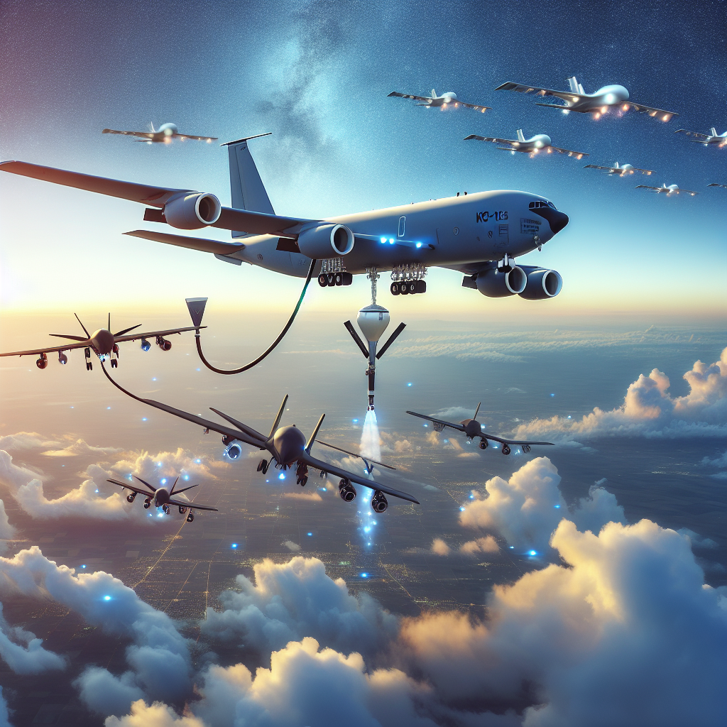 Los KC-135 llevan décadas repostando aviones. Ahora EEUU quiere que también lancen drones para protegerse
